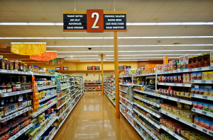 supermarket aisle