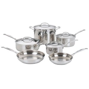 stainless steel cookware set